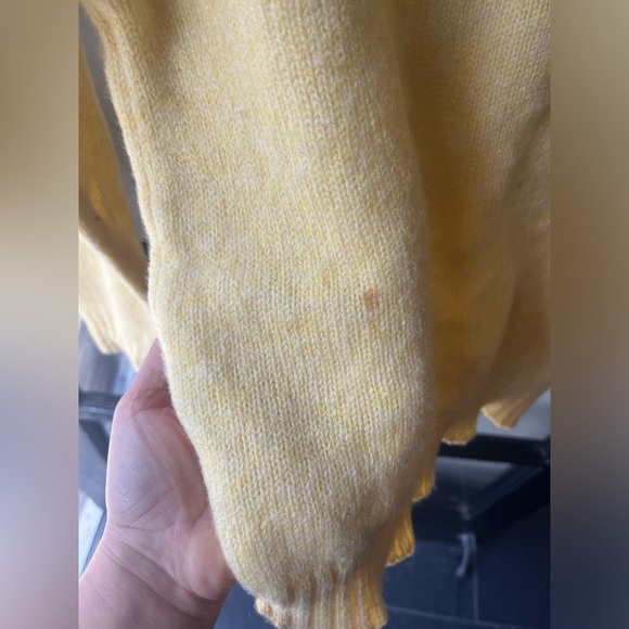 Darling 90’s Lands End Shetland Wool Duck Sweater Made in Scotland - NEEDS TLC! - Picture 6 of 6